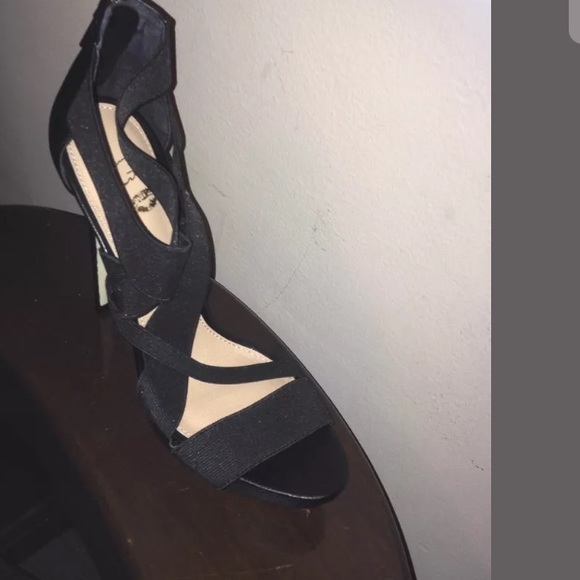 Black stiletto heels size 8 - Picture 4 of 6